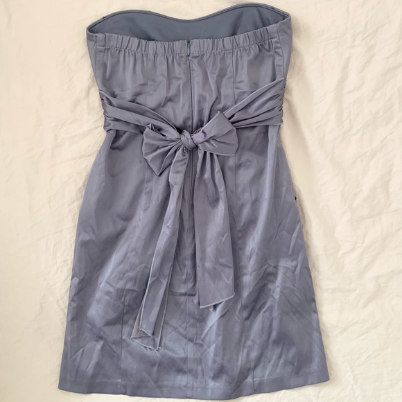 SOLD ◻️ 2/$20 Sakura Mauve strapless dress tie waist *pockets 💜 - Picture 2 of 5